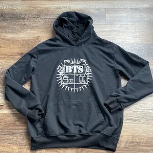 BTS K-pop boys band black hoodie L
